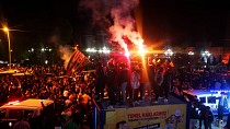 Erzurum'da da Galatasaray coşkusu yaşandı